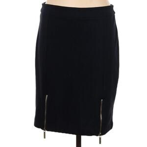 Michael Kors Black Zipper Skirt